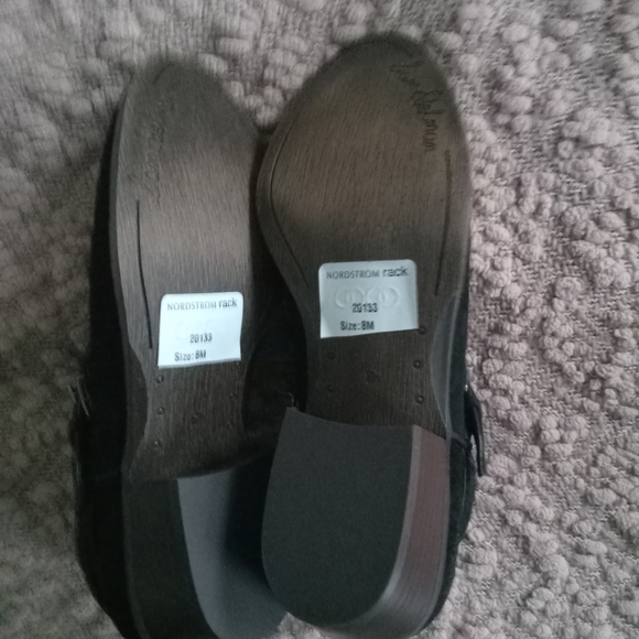 Sam Edelman Patrisha Black Suede Bootie Ankle Boots - Picture 3 of 3